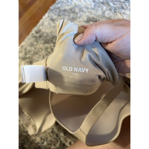 Old Navy Plus Size Bra Beige 46DD Full Coverage Nylon Spandex Womens - Picture 2 of 3